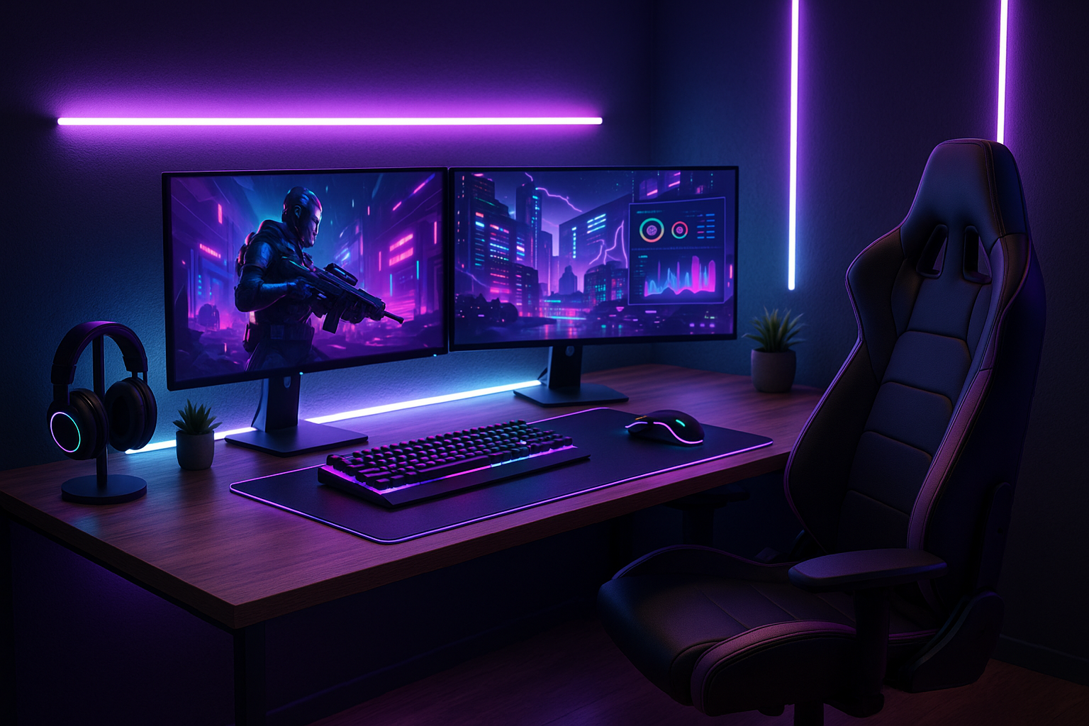 Setup gaming esthetique